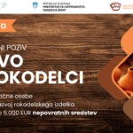 Pasica z logotipi Slovenskega regionalno razvojnega sklada, Ministrstva za gospodarstvo, turizem in šport in Slovensko rokodelstvo. Uporabljena je tudi slika glinenih vaz. Na pasici je pripis Javni poziv, NVO Rokodelci, Fizične osebe, razvoj rokodelskega izdelka, do 5.000 eur nepovratnih sredstev